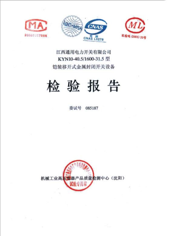 檢驗報告